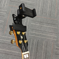 ABS Guitar and Ukulele Headstock Phone Holder for Sheet Music
