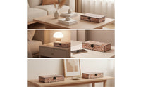 Jewelry Storage Box Rectangular Jewelry Box with Lid Decorative for Vanity