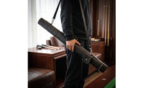 Handmade Pool Cue Case Embossed Pool Cue Case with Shoulder Strap Long-Lasting Portable for Travel
