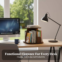 Rotating Multi-Tier organizer 360-Degree Rotation for Desktop, Bedroom, Students