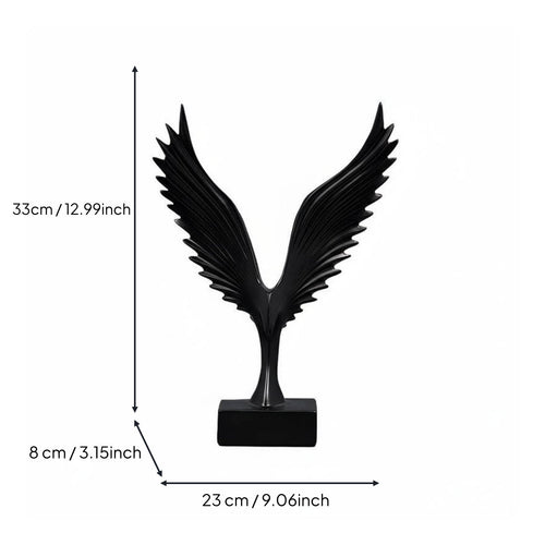Golden Feather Ornament Opening Gift Angel Appendages Decor Nordic Design