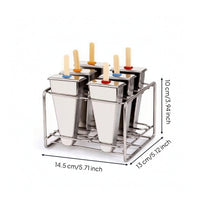Chilled Dessert Former models with Rack Reusable Ice Lolly models with Kitchen-Approved Grade for Families