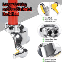 Tire Mount Demount Tool Kit Defends Rims From Scratches Manual Tire Changer Heavy Duty Wheel Mount Demount Tool for Home Mechanics, Workshop