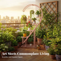 Heart-Shaped blossom Pot storage areaSaving Home Furnishing Anti-Tipping Safety