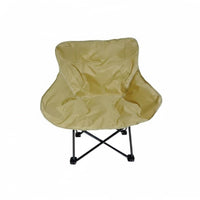 Foldable Design Padded Moon Chair Full Head and Neck Support High Back Moon Chair Ergonomic Adjustable Outdoor Lounger Stable Wide Base for Fishing