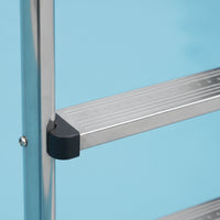 Stainless Steel Pool Ladder Rust-Resistant Pool Ladder with Non-Slip Steps Easy to Install for Homeowners