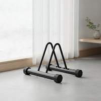 Cylindrical Bike Stand with Adjustable Slider Indoor Bike Stand with Rubber Feet Freestanding Stable for Cyclists, Riders, Garage, Apartment