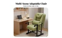 Highrear Recliner with Footrest Reclining Spinerest Adjustable Study Recliner Headrest Pillow Lumbar Spineing