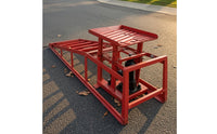 Car Service Ramp Sloped Hydraulic Car Ramp Garage Equipment Measured Markings Heavy Duty Steel