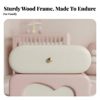 Stacked Capsule Cabinet Installation-No-Installation Nightstand 2 Storage