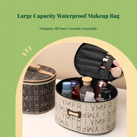Waterproof makeup bag with hook