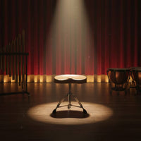 Drum Throne with Tripod Base Padded Saddle Drum Throne Stable Drummer Stool for Drummers, Home Studios