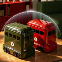Bus Trash Bin Rolling Cartoon Bus Trash Can Playful for Bedroom, Kids