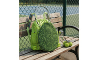 Portable Racket Backpack Sturdy Backpack with Racket Compartment Sturdy Sling Bag with Mesh Side Pocket Compact for Players, Athletes, Training