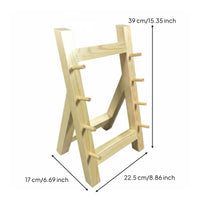 Sashimi Stand Multi-Tier Design Kitchen Storage Natural Wood Grain