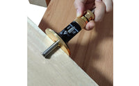 Wheel Marking Gauge Scale Micro Adjust Scribing Gauge Easy to Use Carbide Blade Marking Tool for Carpentry