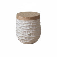 Tree Stump Stool No Assembly Required Carved Stumpdesign Table for Lounge Area