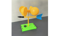 Experimental Weather Station Model with Compass Easy to Use Combined Wind Vane and Anemometer Kit Compact Anemometer with Wind Cups Portable for Teachers, Science Fair, Homeschool