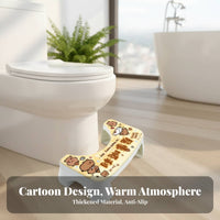 Capybara Squatting Aid Ergonomic Posture assistance Toilet Stool Non-Slip for children