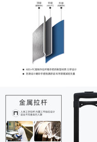 Metal Trolley Handle for Speaker Box and Luggage
