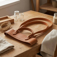 Perforated Handle Panel DIY Assembly Bag Handle Base Leather-Like