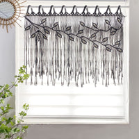 Macrame Wall Hanging with Wooden Dowel Bohemian for Doorway