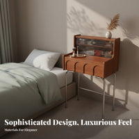 Single-Drawer Dressing Stand French design Vanity Desk Space-Saving for Teenagers