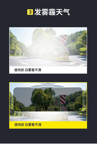 Car Sun Visor Anti-Glare Mirror, Day and Night Mirror, Anti-Dazzle for High Beams, Car Interior Accessory