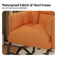 Transformable Office Lounger versatileUse Design Reclining Seat Extendable Footrest