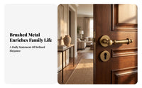 Cylindrical Door Handle with Rosette