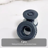 Aquarium Bulkhead Fitting Quick Connect PVC Bulkhead Fitting Leak-Resistant Seal Fish Tank Drain Connector for DIY Enthusiasts, Sump, Hydroponics