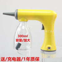 Electric Bubble Foam Machine for Hair Styling, Rechargeable, 300ml, Pink