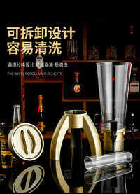 酒炮酒吧专用高端扎啤酒炮 扎啤炮桶3升酒泡器桶装带龙头啤酒龙头