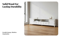 Versatile American Design Wine Cabinet Adjustable Shelves Solid Wood Sideboard Retro Handles Living Room Accent Cabinet Anti-Tip Device for Homeowners, Families, Interior Decorators, Kitchen, Hallway, Home