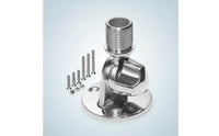 Antenna Base with Mounting Screws Rust Proof Antenna Mount with Ratchet Base Polished Ratchet Mount for Boat Owners, Boaters, Boats