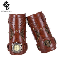 Medieval Retro Punk Knight Bracelet for Women Halloween Wristband Festival Party Arm Ring