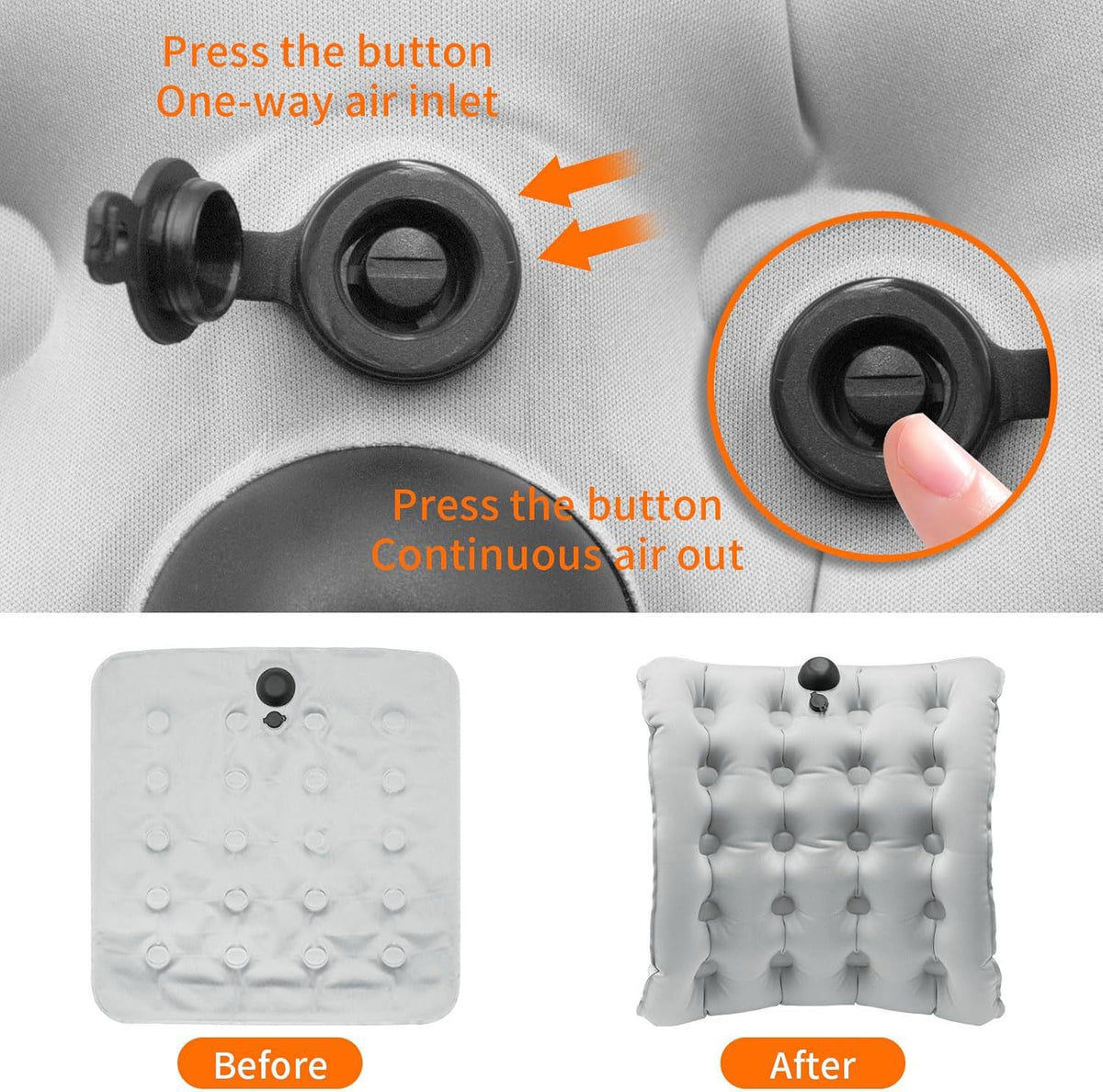 Inflatable TPU Air Cushion for Office Chair and Wheelchair