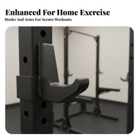 Multifunction Strength Rack Multi-Functional Adjustable Squat Rack Multifunctional Barbell Squat Stand for Weightlifters, Powerlifters