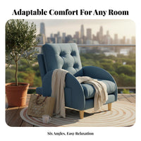 Transformable Chair Bed Space Saving Single Sofa Multi-Functional Comfortable Cushioning for Students, Young Adults, Small Areas