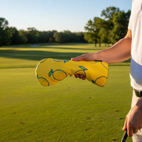 Fruit Pattern Sport Headcover Wear-Resistant Sport Club Headcover Driver Wood Utility Club Cover Waterproof Embroidered Wood