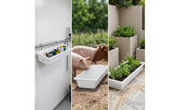 Livestock Trough Thickened Feed Trough Livestock Feeder Reinforced Hanging Feeder Molded for Farmers, Farm, Barn