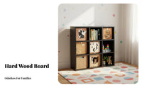 Configurable Cube Organizer Assembly Storage Single Unit Space-Saving Storage Shelf for Students, Home Dwellers, Study Room, Home Office, Playroom