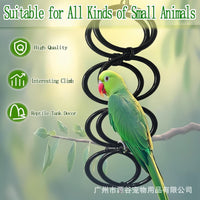 蛇玩具环形蛇游乐场攀鹦鹉玩具玉米蛇丰富玩具蛇形攀爬配件乘凉