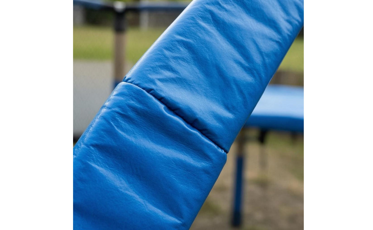Large Central Opening Trampoline Coil Cover Padded Trampoline Safety Pad Segmented Stitching Sports Gear Even Sewn Surface