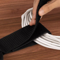 Duty Storage Strap Woven Duty Storage Tie Wide Flat Fastener and Loop Cable Tie