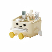 Multifunctional Tissue Box Modern Design Tissue Box with Organizer long-lasting