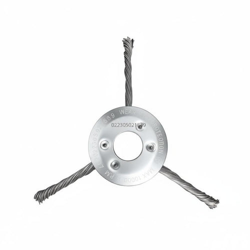 Steel Wire Trimmer Head Rust Removal Universal Brush Blade for Gardeners