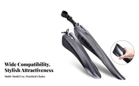 Mountain Bike Mudguard Set Flexible Material Front and Rear Bike Fenders Front and Rear Mudguards High Toughness