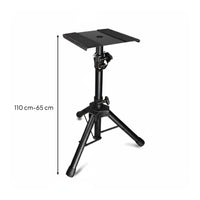 Metal Floor Speaker Stand Studio Use Monitor Stand Stable Base for Stage, DJs