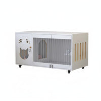 Cat Activity Center Indoor Cat House Cabinet Cat Tower Multi-level Cat House Wooden Panels Spacious Habitat Suitable for Living Room Bedroom